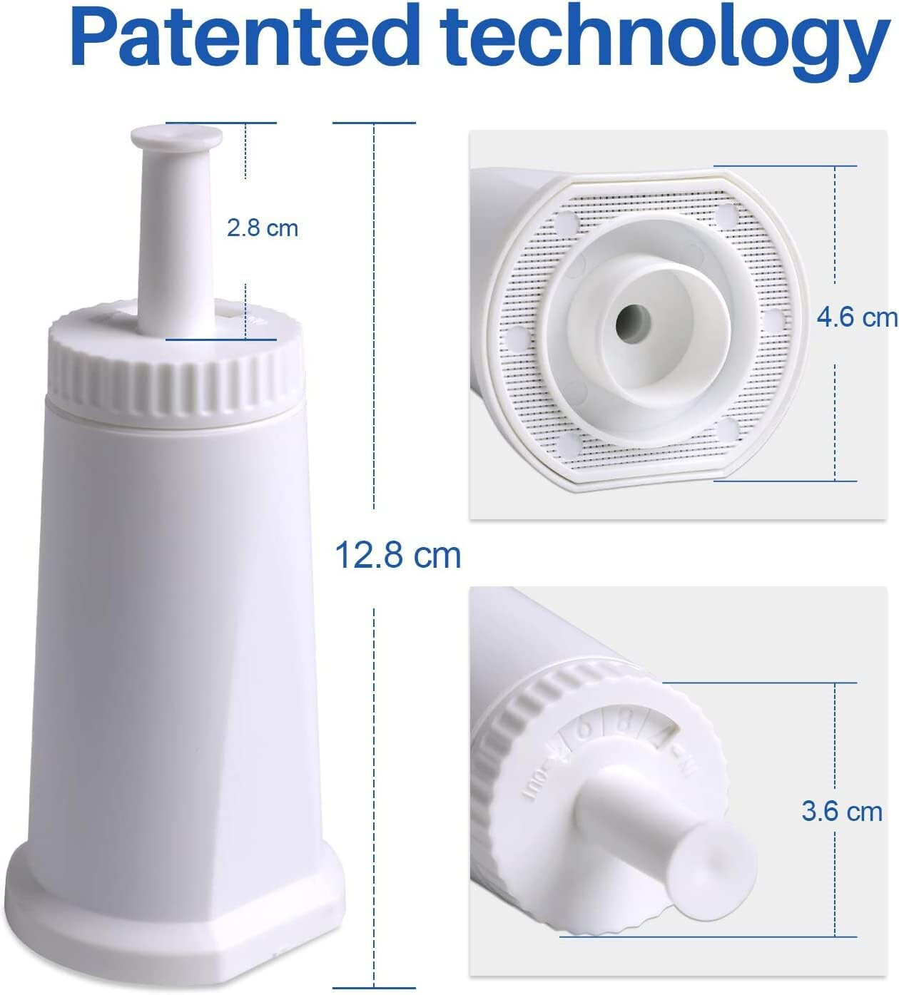 6 Wasserfilter Ersatz für SAGE Appliances Barista Express SES875BKS – Bild 2