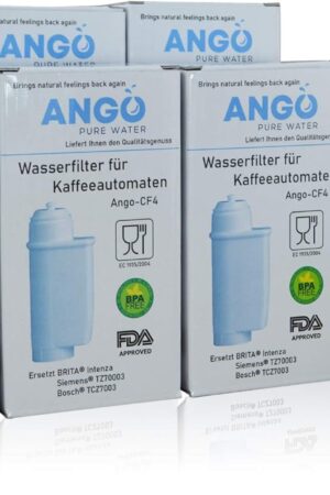 ANGO 6x Wasserfilterpatronen ersetzen TZ70003/TCZ7003/Brita Intenza Filter, kompatibel mit Siemens EQ3 EQ5 EQ6 EQ7 EQ8 EQ9 & Bosch Vera Kaffeevollautomaten