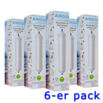 6-pack ANGO Externer Wasserfilter ersetzt DA29-10105J Aqua Pure kompatibel mit Kühlschrank Samsung
